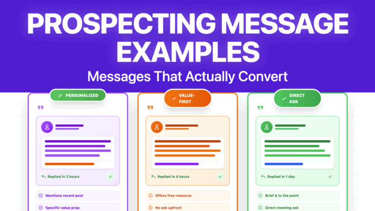 prospecting message examples