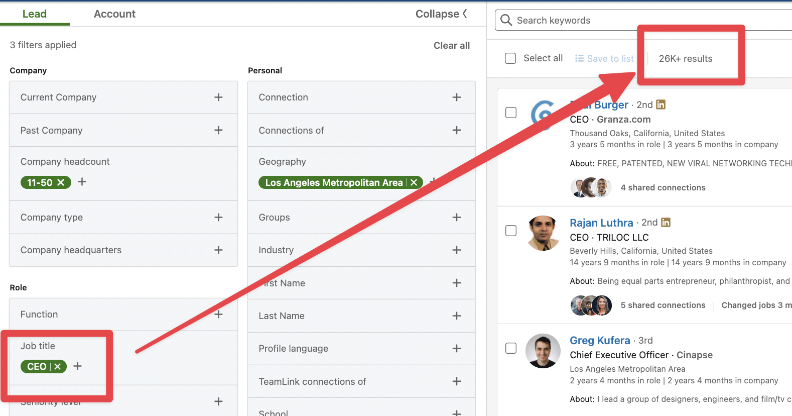 como utilizar el operador boolean no para la busqueda sales navigator 