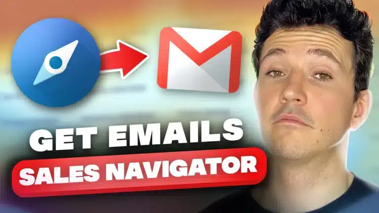 get emails from sales navigator