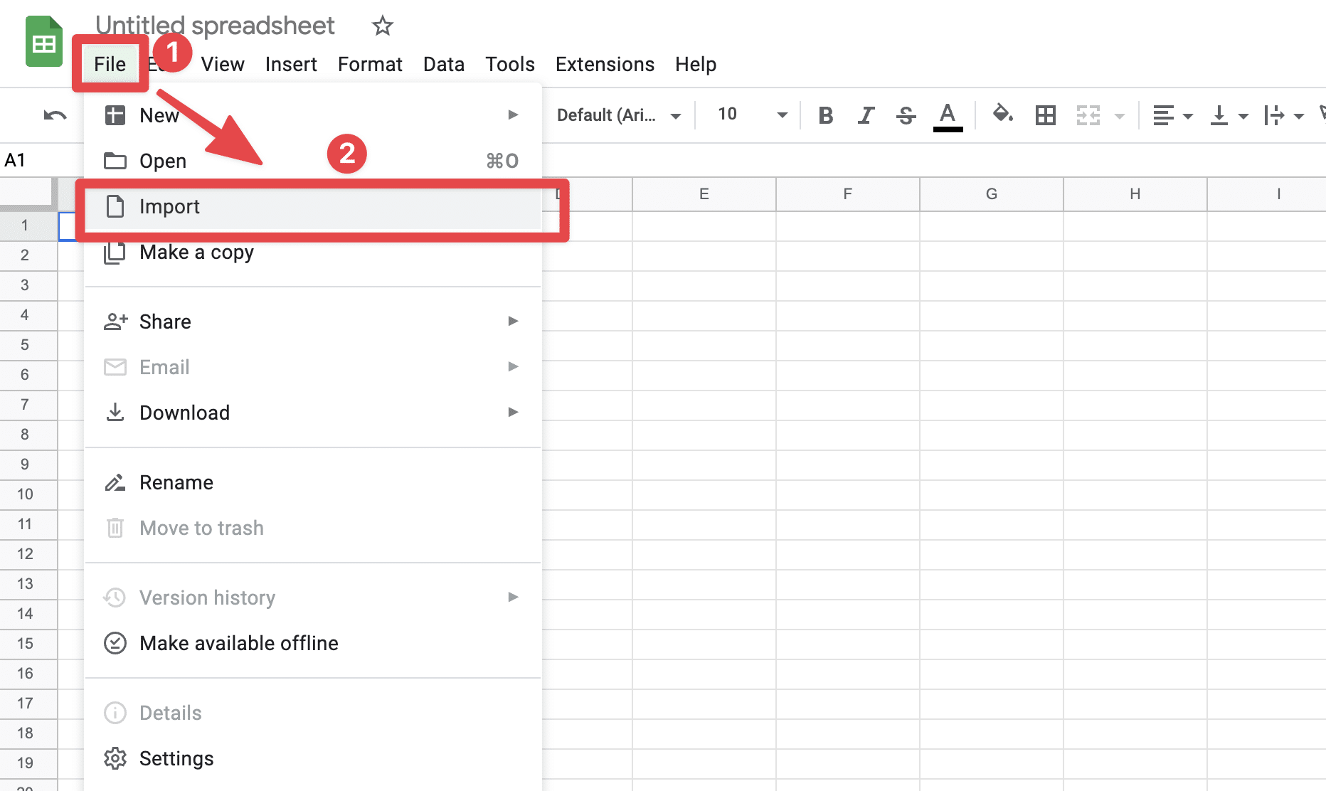 cargar el archivo wappalyzer en google sheet