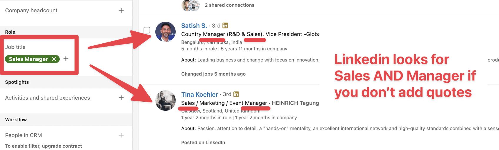 comment utiliser la recherche booléene sur linkedin sales navigator 