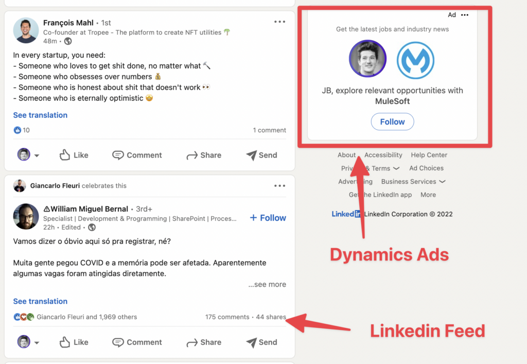 dynamic ads linkedin lead generation