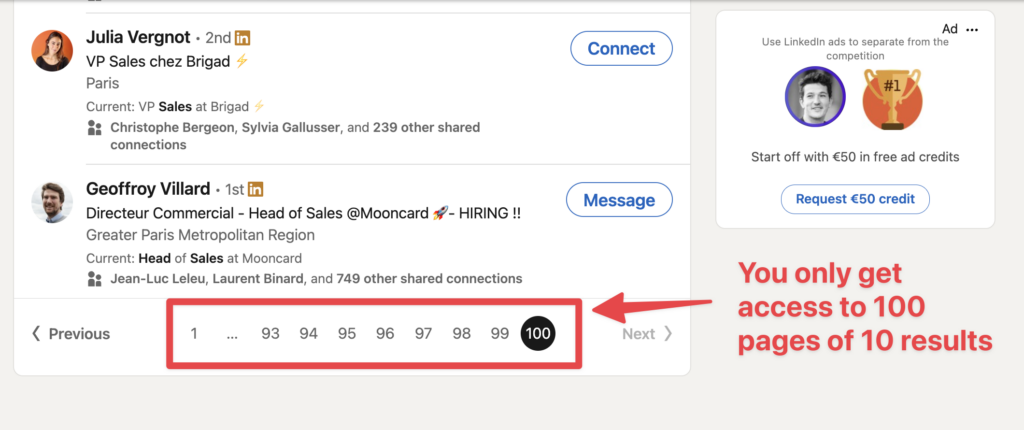 hack linkedin search limit
