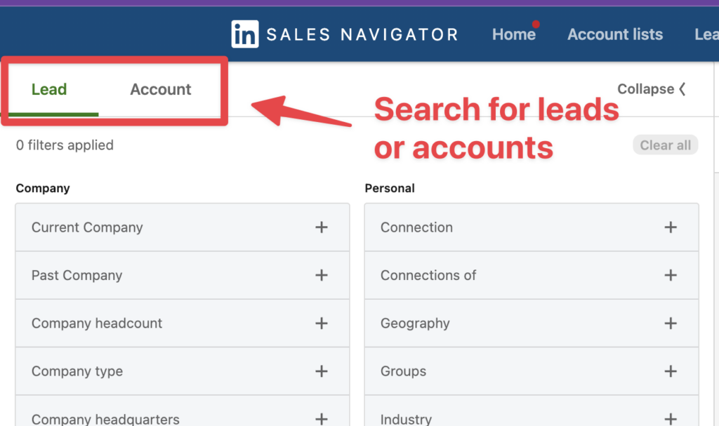 how to use sales navigator for recruiting business