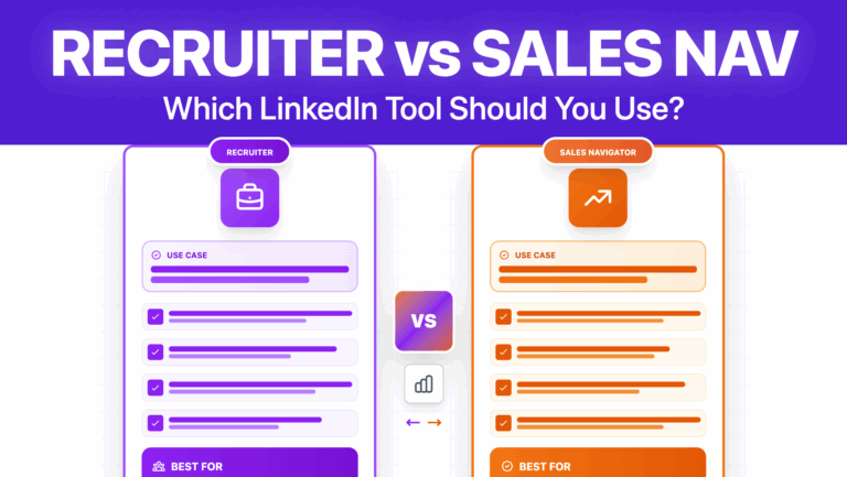 LinkedIn Recruiter VS Sales Navigator : Quel est le meilleur outil pour les recruteurs ? 7 recruiter vs sales nav