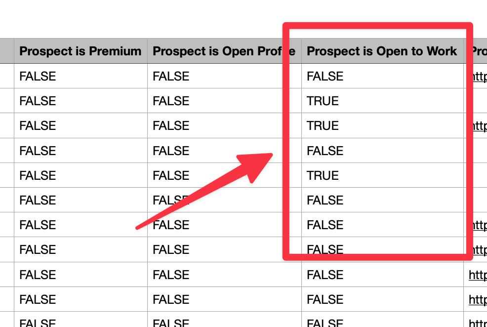 detect open to work sales navigator