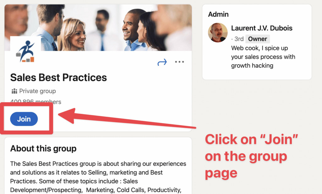 how to join groups on linkedin