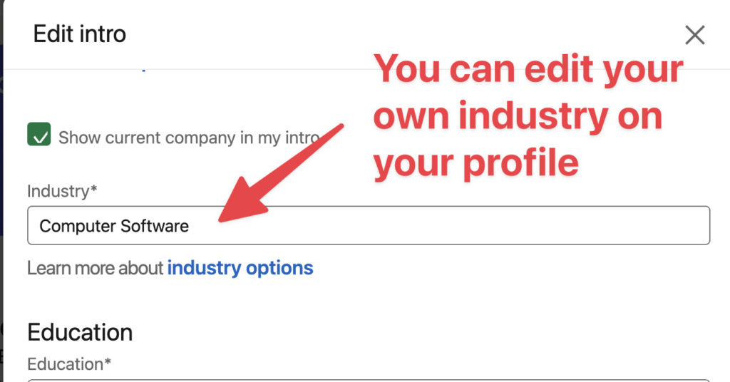 industry lead filter