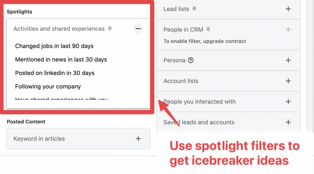 inmail icebreakers ideas