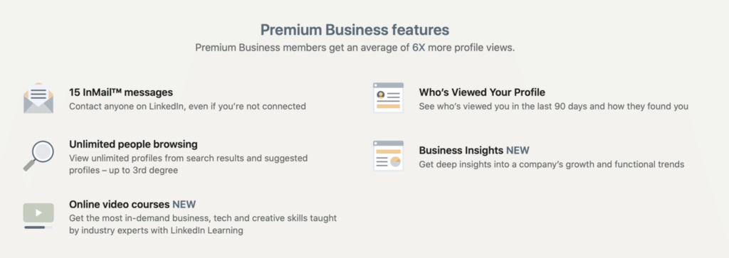 linkedin premium business