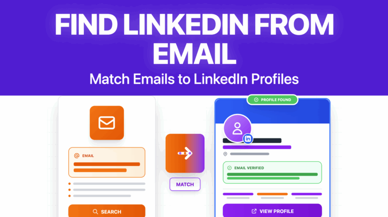find linkedin from email