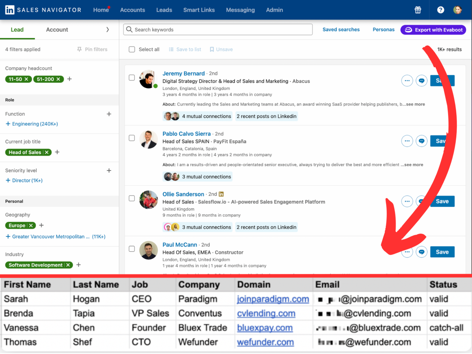 Linkedin Sales Navigator Export Lead List How To Export Leads From LinkedIn Sales Navigator To Excel?
