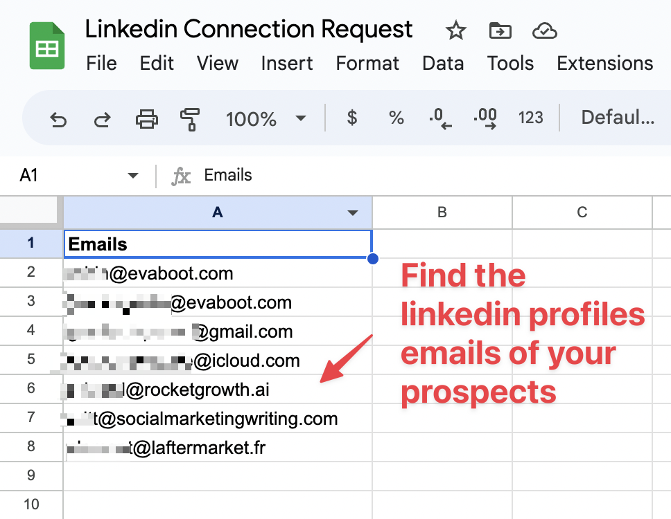 find linkedin emails for connection requests