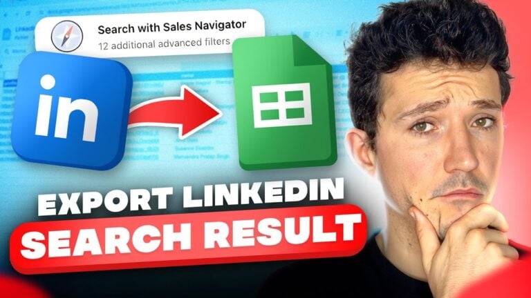 ¿Cómo exportar los resultados de búsqueda de LinkedIn a Excel? 10 how to export linkedin search results to excel?