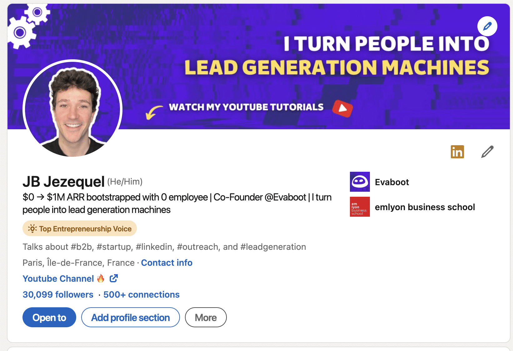 JB Jezequel Linkedin Lead Generation Expert All My Posts