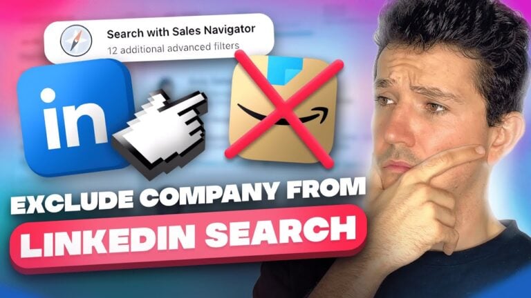 exclude companies from linkedin search results