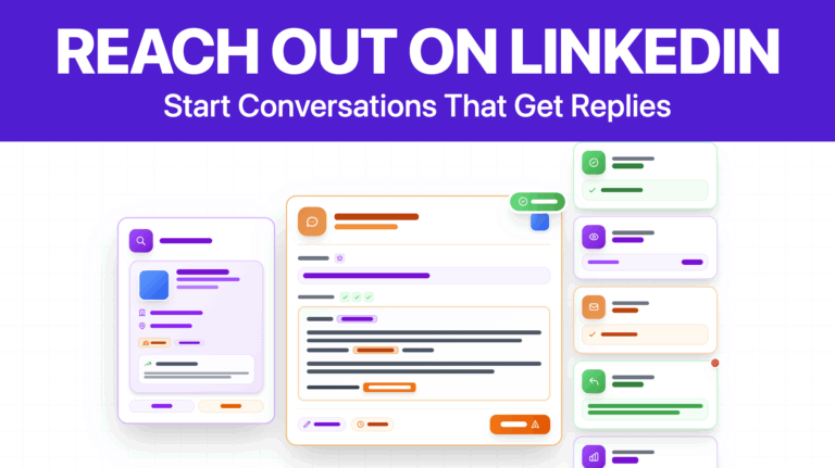 reach out on linkedin