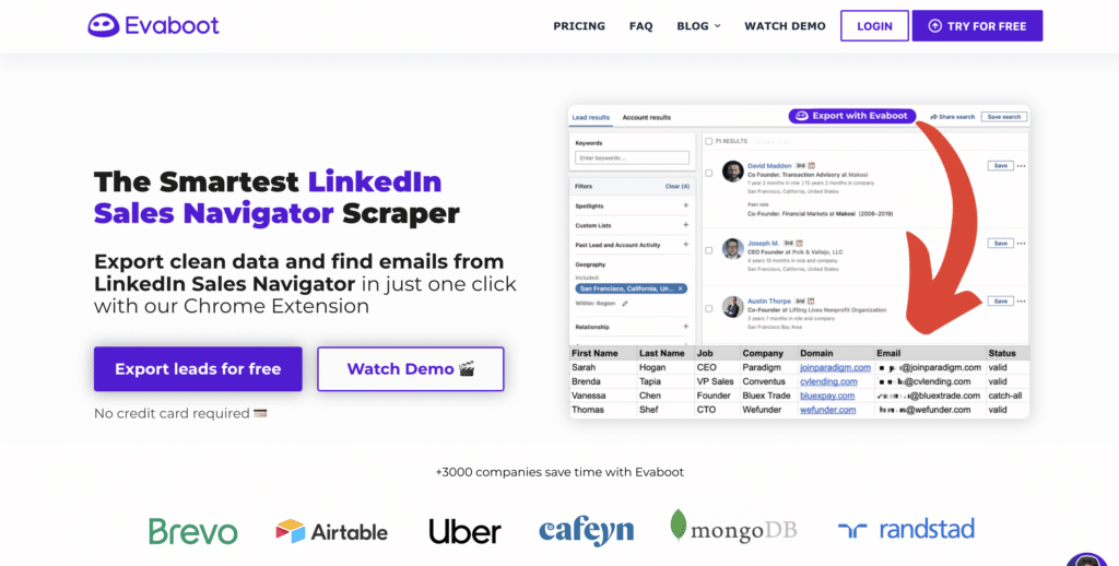 use evaboot to grow your linkedin network