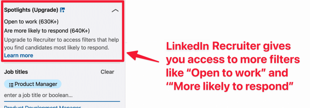 linkedin recruiter spotlights