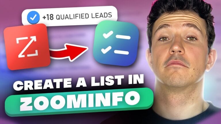 how to get the best list out of zoominfo salesos?