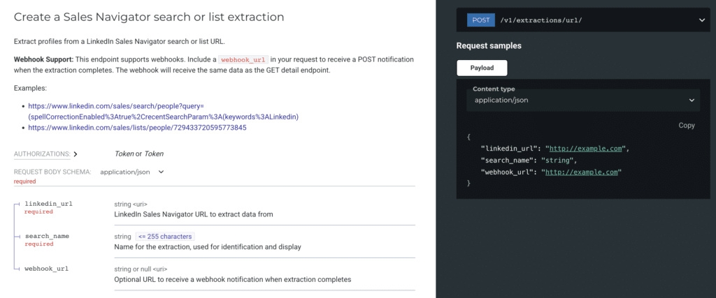 export linkedin searches or lists