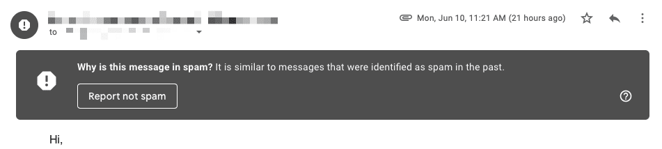 content filters bounced emails