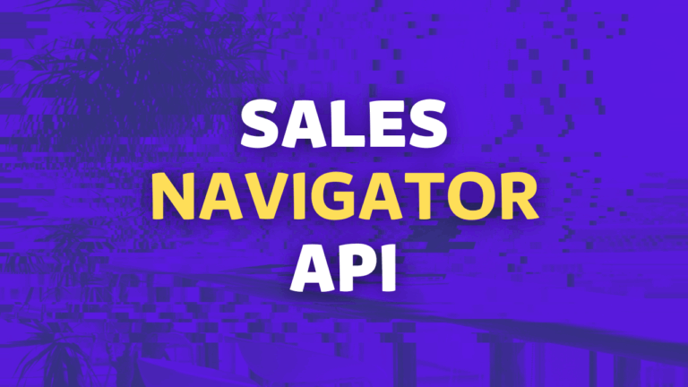 sales navigator api