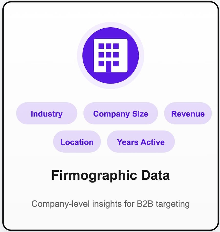 firmographic data