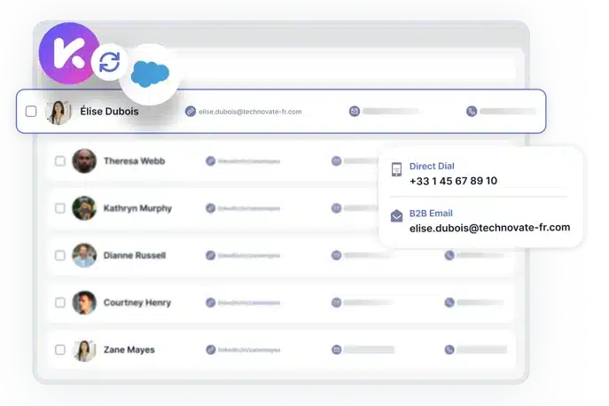 kaspr contatc enrichment