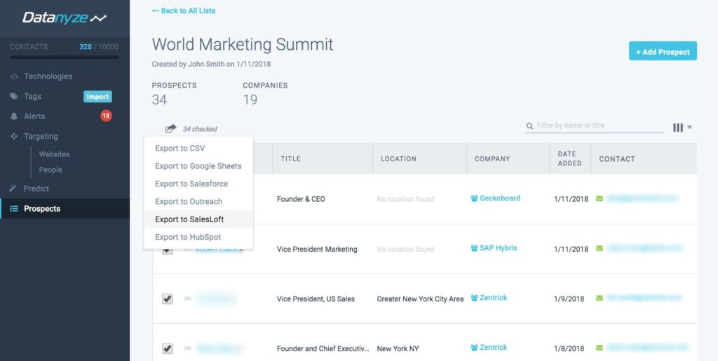 25 Best B2B Lead Generation Companies in 2026 19 datanyze lead generation