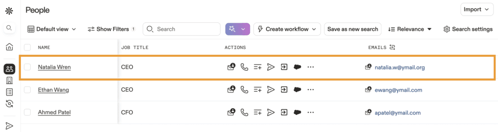 apollo cmo contact database