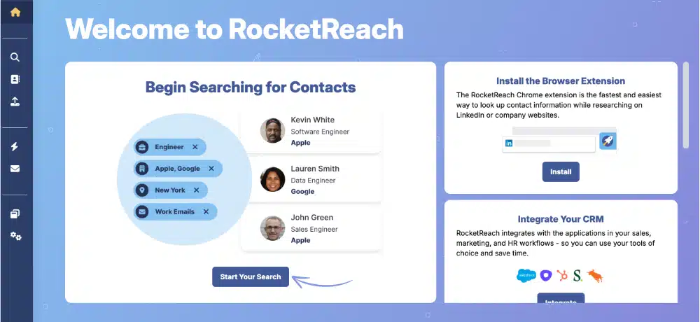 rocketreach find emails
