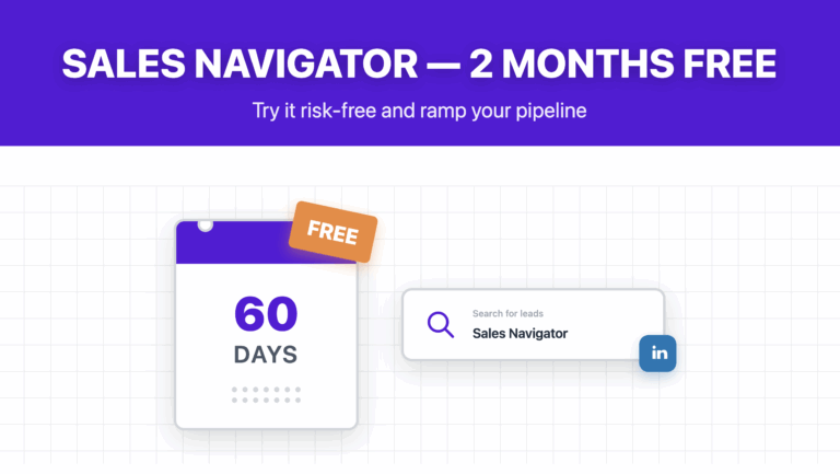 sales navigator 2 months free