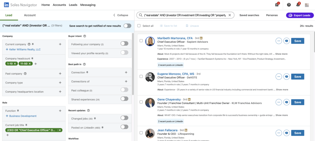 How to Find Leads for Real Estate (And What Works Best) 13 sales navigator search filters